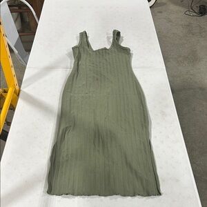 Aerie Olive Green Midi Dress